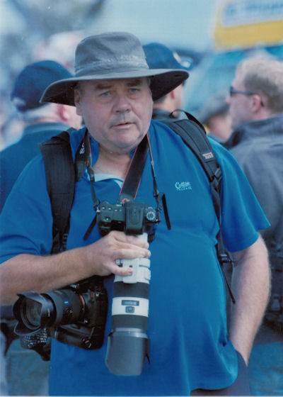 Image of Roger Andrews on a shoot