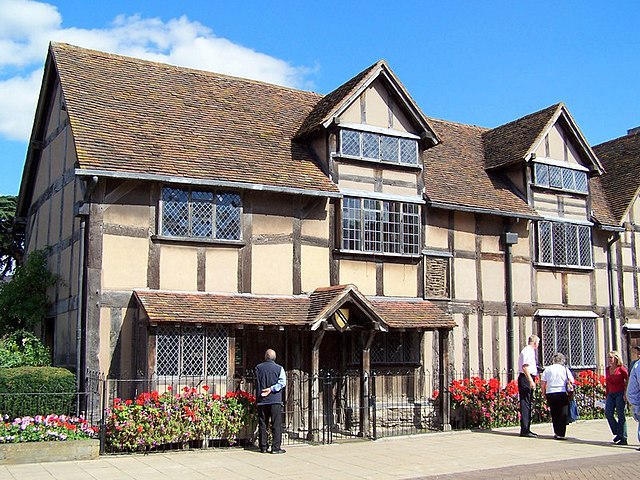 Photo of William Shakespeare's birthplace