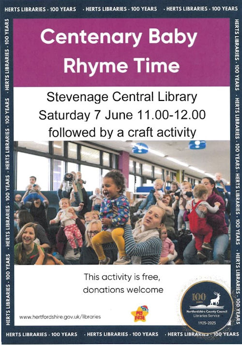 Poster image for Baby Rhyme time event
