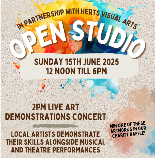 Clip from poster for the Open Studio event