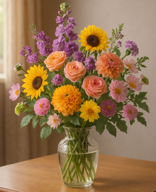 Image of flower display
